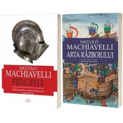 Pachet autor Niccolo Machiavelli. Pachet 2 carti