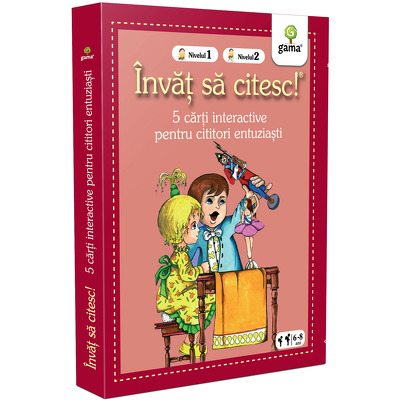 Pachet I  - Invat sa citesc! 5 carti interactive pentru cititori entuziasti