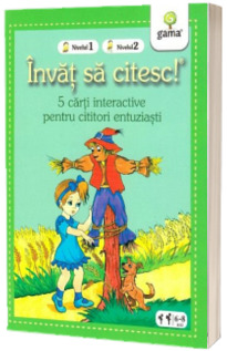 Pachet IV  - Invat sa citesc! 5 carti interactive pentru cititori entuziasti