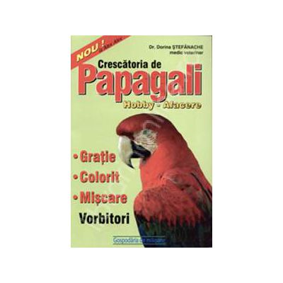 Crescatoria de papagali. Hobby -afacere