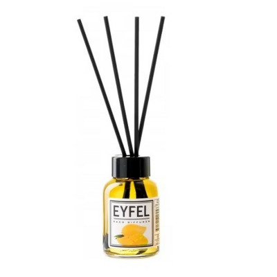 Parfum - odorizant de camera cu betisoare din ratan, Eyfel, aroma Mango African, 120 ml