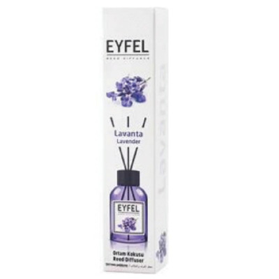 Parfum - odorizant de camera cu betisoare din ratan, Eyfel, Lavanda, 120 ml