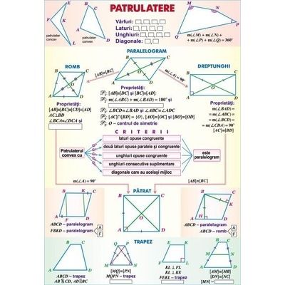 Patrulatere. Functii de gradul II. Plansa