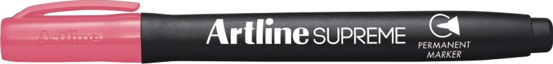 Permanent marker Artline Supreme, corp plastic, varf rotund 1.0mm - roz pastel