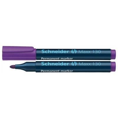 Permanent marker SCHNEIDER Maxx 130, varf rotund 1-3mm - violet