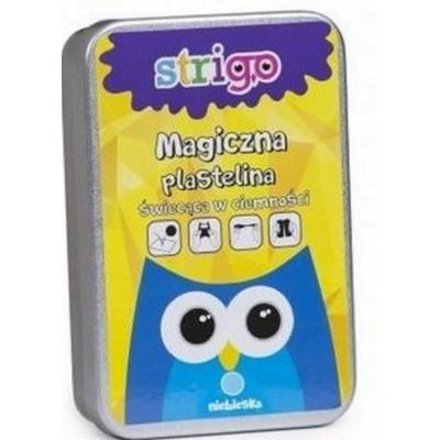 Plastilina magica Strigo albastru fosforescent