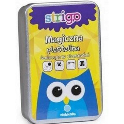 Plastilina magica Strigo galben fosforescent