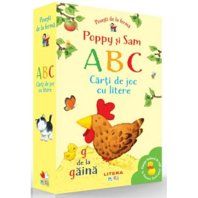 Povesti de la ferma. Poppy si Sam. ABC. Carti de joc cu litere