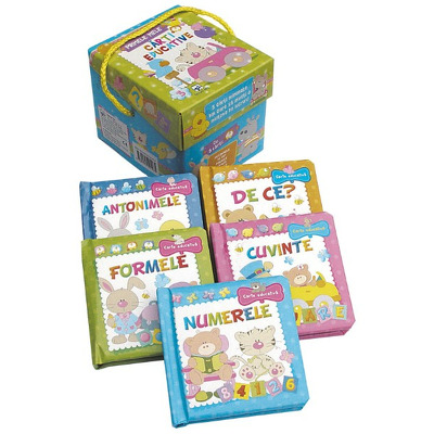 Primele mele carti educative - Set de 5 carti in cutie de carton *** ARC