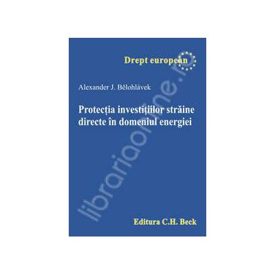 Protectia investitiilor straine directe in domeniul energiei