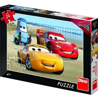 Puzzle - Cars 3 la mare (24 piese)