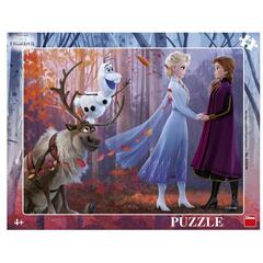 Puzzle cu rama - Frozen II (40 piese)