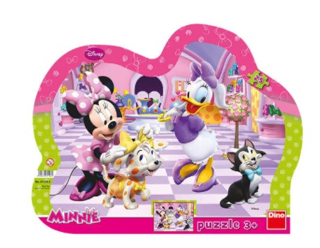 Puzzle cu rama - Minnie si Daisy (25 piese)