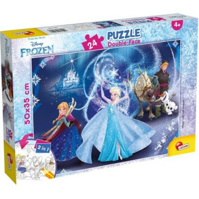 Puzzle de colorat - Frozen (24 piese)