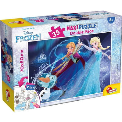 Puzzle de colorat maxi - Frozen (35 piese)