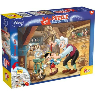 Puzzle de colorat - Pinocchio (108 piese)