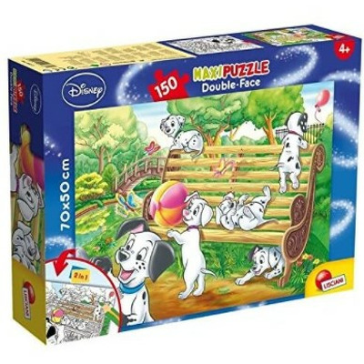 Puzzle de colorat supermaxi - 101 Dalmatieni (150 piese)