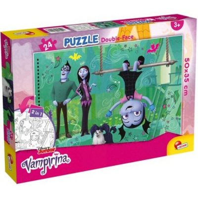 Puzzle de colorat - Vampirina (24 piese)