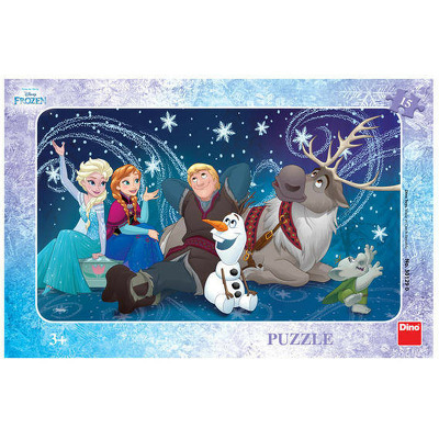 Puzzle - Frozen Snowflakes (15 piese)