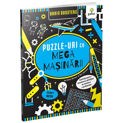 Puzzle-uri cu mega masinarii (Brain Booster)