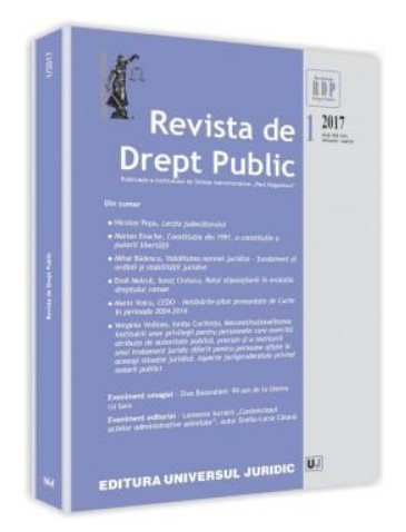 Revista de drept public nr. 1/2017