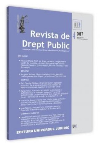 Revista de drept public nr. 4/2017