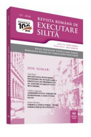 Revista romana de executare silita nr. 2/2018