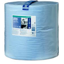 Rola hartie absorbanta industriala TORK Heavy-Duty, 2 straturi, 36.9cm x 340m - albastra