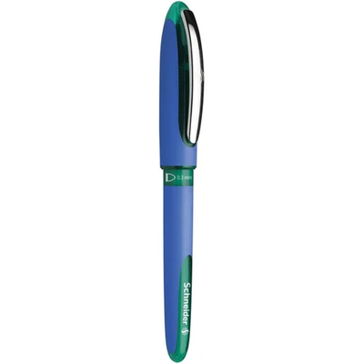 Roller cu cerneala Schneider One Hybrid C, ball point 0.3mm - scriere verde