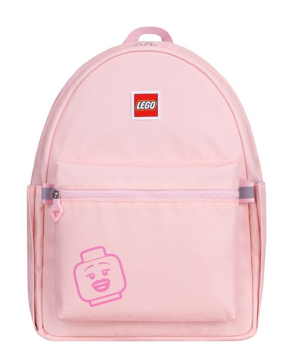 Rucsac Casual LEGO Tribini Joy Large - design Emoji - roz pastel