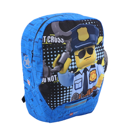 Rucsac gradinita LEGO V-Line - design City Police