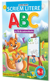 Scriem litere ABC. Cu 70 de autocolante