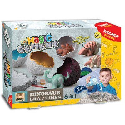 Set creativ Strigo pentru realizarea dinozaurilor din ciment