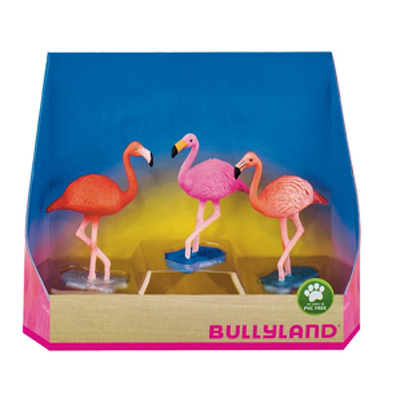 Set Flamingo - 3 figurine *** BULLYLAND