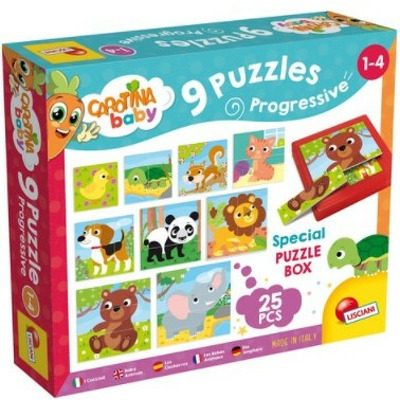 Set puzzle-uri progresive - Animalute