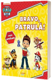 Patrula Catelusilor. Bravo, patrula! Carte cu autocolante