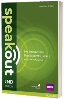 Speakout Pre-Intermediate 2nd Edition Flexi Students Book 1 with MyEnglishLab Pack