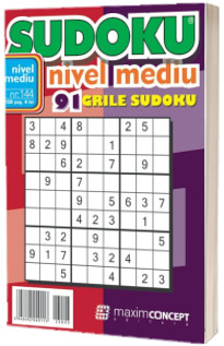 Sudoku nivel mediu. 91 grile sudoku. Numarul 144