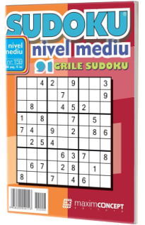 Sudoku nivel mediu. 91 grile sudoku. Numarul 159