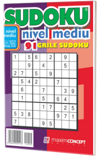 Sudoku nivel mediu. 91 grile sudoku. Numarul 162