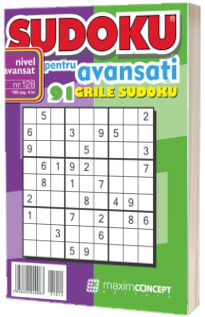 Sudoku pentru avansati. 91 grile sudoku. Numarul 128