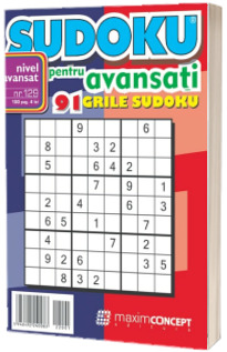 Sudoku pentru avansati. 91 grile sudoku. Numarul 129