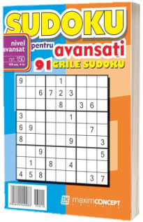 Sudoku pentru avansati. 91 grile sudoku. Numarul 150