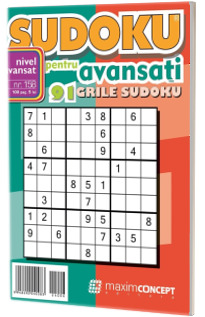 Sudoku pentru avansati. 91 grile sudoku. Numarul 158