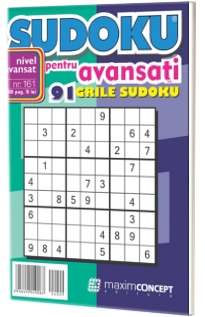 Sudoku pentru avansati. 91 grile sudoku. Numarul 161