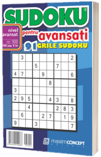 Sudoku pentru avansati. 91 grile sudoku. Numarul 166