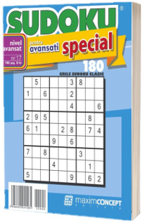 Sudoku pentru avansati special, numarul 17. 180 de grile sudoku clasic