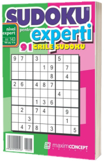 Sudoku pentru experti. 91 grile sudoku. Numarul 143