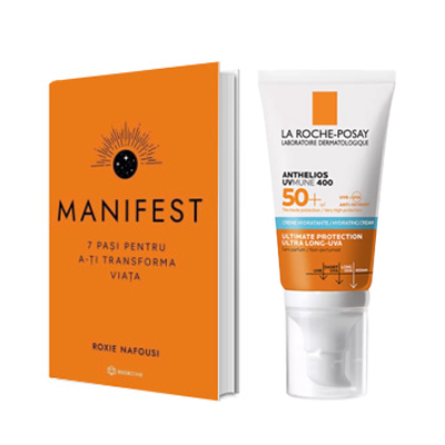 Summer kit - Crema hidratanta cu SPF50 si Manifest