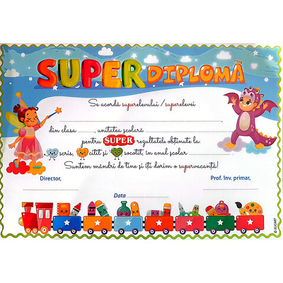 Super Diploma, sfarsit de an scolar (trenulet)